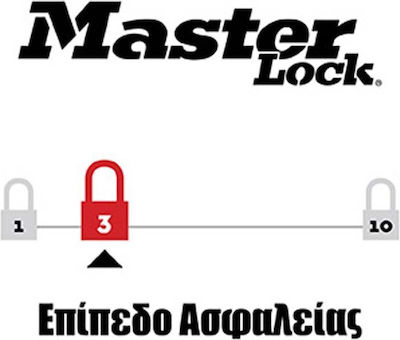 Master Lock 646EURT Steel Padlock Brass Combination Set 20mm 2pcs