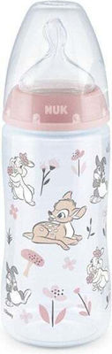 Nuk Plastic Bottle Anti-Colic with Silicone Nipple for 6-18 months Bambi 300ml 1pcs 10.741.486