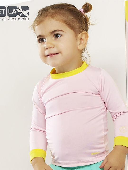 KiETLA Kids Swimwear Long Sleeve Shirt Pink KiETLA Kids Swimwear Long Sleeve Shirt Pink