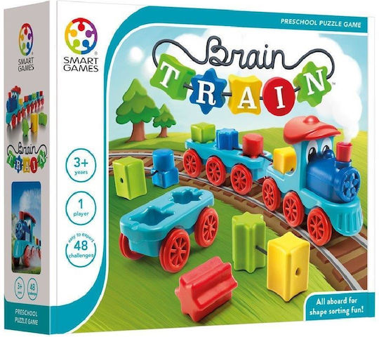 Smart Games Jucărie de Sortare a Formelor Trenuleț cu Forme pentru 36++ Luni
