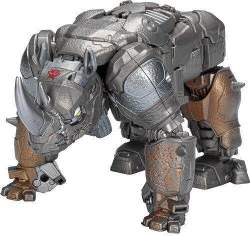 Action Figure Rise of The Beasts - Smash Changers Rhinox Transformers for 6+ Years