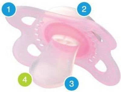 Mam Orthodontic Pacifiers Silicone I Love Mummy Purple/Pink for 2-6 months 2pcs