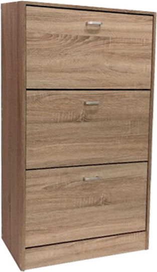 Ξύλινη με 3 Ράφια Μπεζ 63x24x115cm 63-35266-29 Ξύλινη με 3 Ράφια Μπεζ 63x24x115cm 63-35266-29