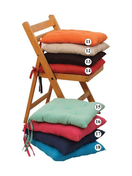 Viopros Garden Chair Cushion 14-Red 40x40cm