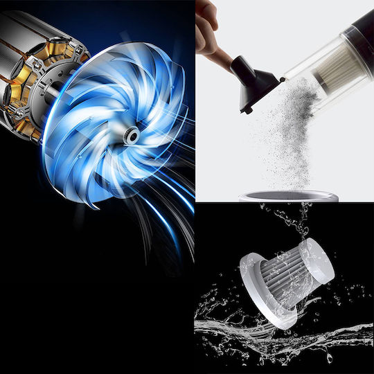 Autoline Car Handheld Vacuum with Cigarette Lighter Cable 12V 100W