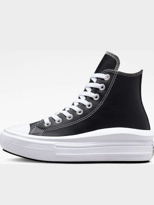Chuck Taylor All Star Move Παιδικά Sneakers High Μαύρα