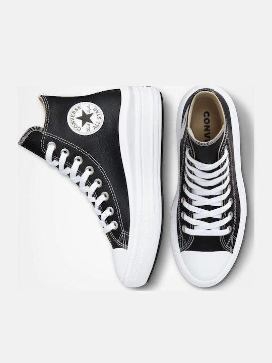 Chuck Taylor All Star Move Παιδικά Sneakers High Μαύρα