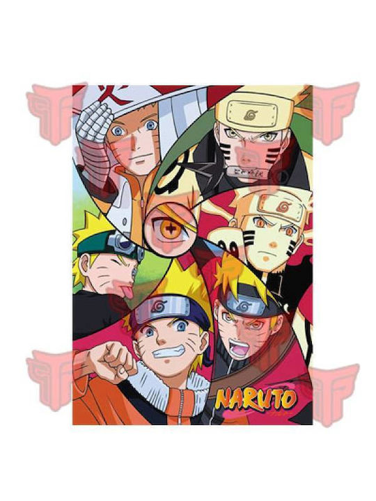 Takeposition T-shirt Naruto collage σε Πορτοκαλί χρώμα