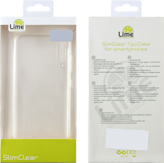 Lime Slimclear Camera Guard Back Cover Silicone Transparent (Redmi 12C)