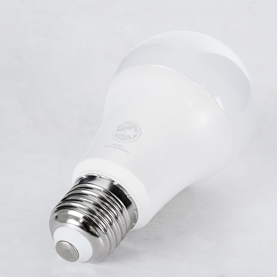 GloboStar LED Bulb 15W 119mm for Socket E27 and Shape A60 Warm White 1410lm
