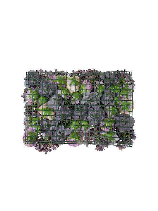 GloboStar Изкуствена панелна листва 40x60см Garden