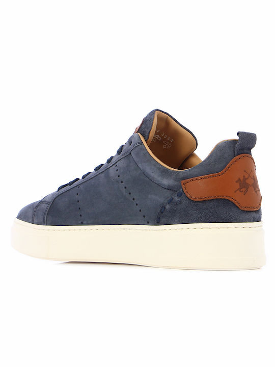 La Martina Herren Sneakers Blau