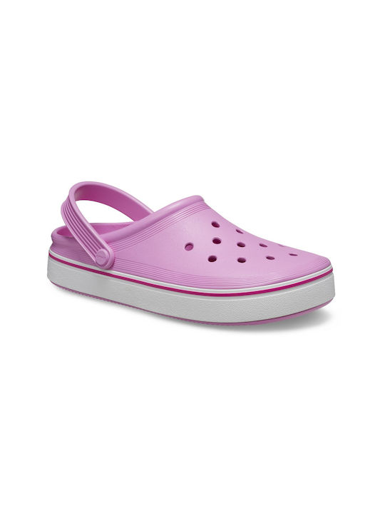 Crocs Taffy Γυναικεία Σαμπό Ροζ