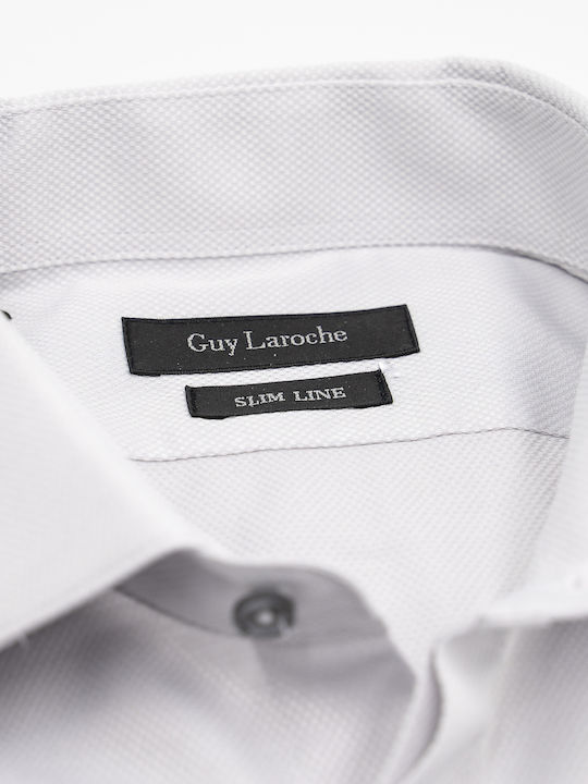 Guy Laroche Herrenhemd Langärmelig Gray