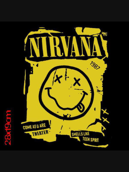 Takeposition T-shirt Nirvana σε Μαύρο χρώμα