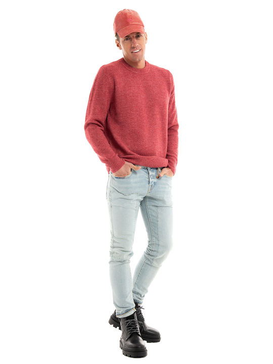 Scotch & Soda Men's Long Sleeve Sweater Red