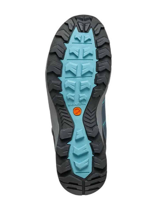 Scarpa Storm Gray Aqua Women's Hiking Shoes Waterproof with Gore-Tex Membrane