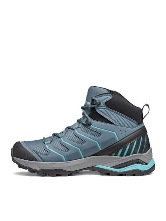 Scarpa Storm Gray Aqua Women's Hiking Shoes Waterproof with Gore-Tex Membrane