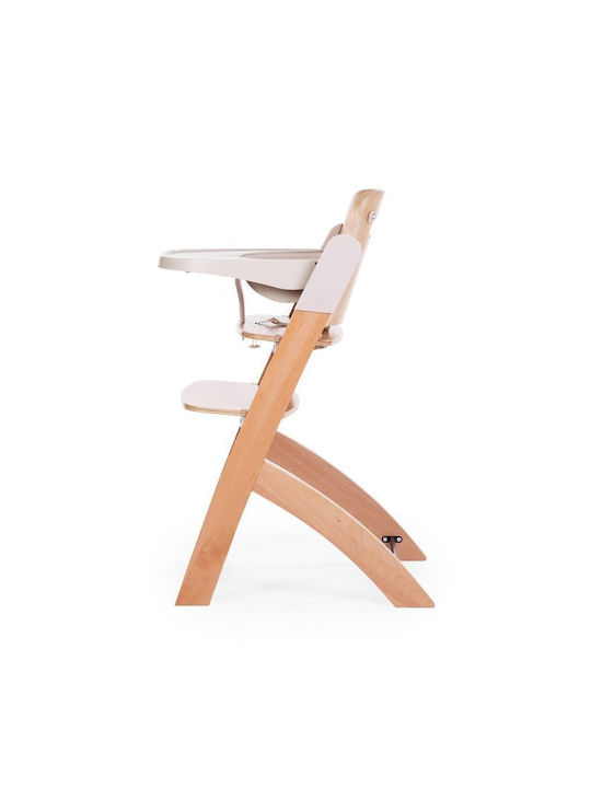 Childhome Evosit Highchair & Wooden Seat Natural Beige