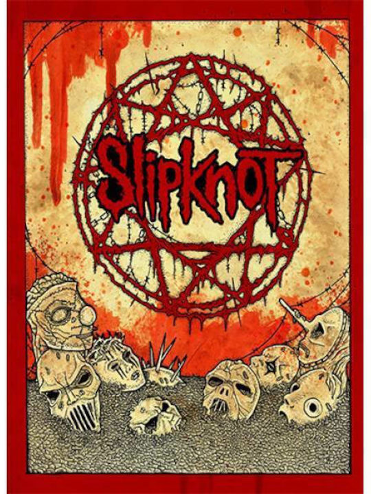 Takeposition Φούτερ Ζακέτα με Κουκούλα Slipknot σε Μαύρο χρώμα