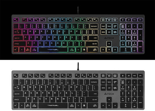 A4Tech Fstyler FX60H Gaming Keyboard with RGB lighting (English US)