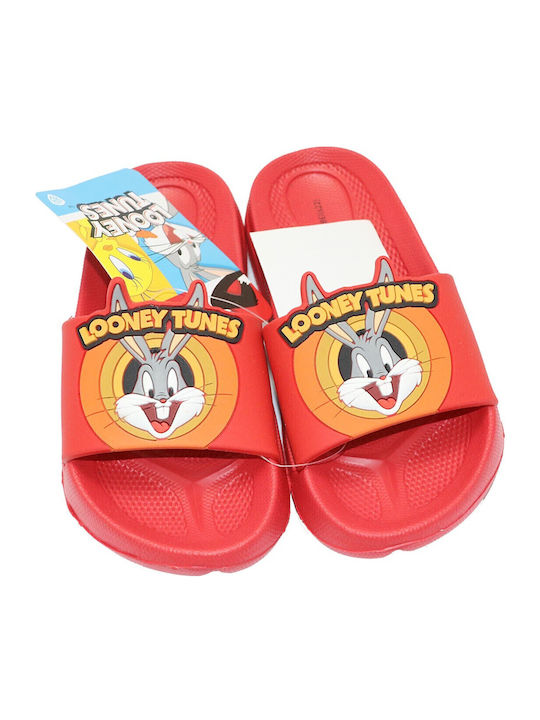 Παιδικές Σαγιονάρες Slides Κόκκινες Looney Tunes
