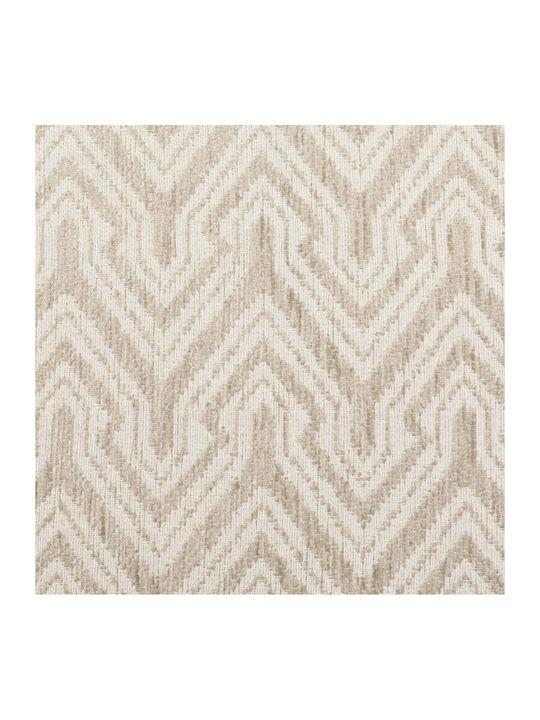 Aslanis Home Tymfi Ριχτάρι Πολυθρόνας Chenille 180x180εκ. Σπαγγί / Εκρού