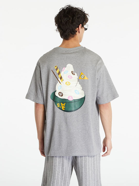 New Era Oakland Athletics Tricou Heather Gray/ Dark Green