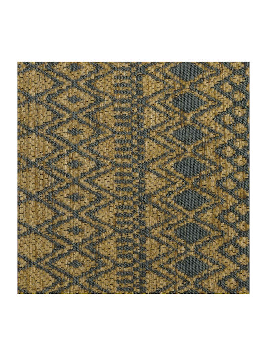 Aslanis Home Olympos Armchair Throw Chenille 180x180cm Gold Brown