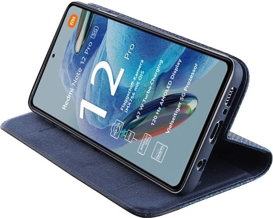 Idol 1991 Anti-rfid Book Synthetic Leather Blue (Redmi Note 12 Pro 5G)