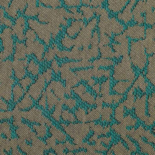 Aslanis Home Sesselüberwurf Athos 180x180cm Turquoise / Beige