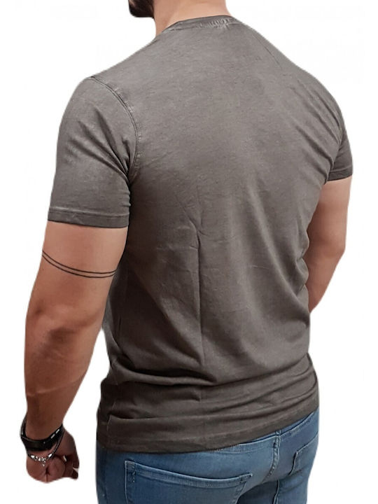 Rebase Herren T-Shirt Kurzarm Charcoal