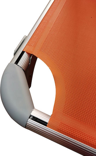 Epiplo-Fos Small Chair Beach Aluminium Orange 54x68x67cm