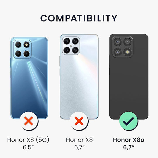 KWmobile Back Cover Σιλικόνης 1.3mm Μωβ (Honor X8a)