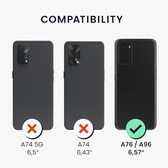 KWmobile Back Cover Σιλικόνης 1.3mm Πολύχρωμο (Oppo A76 / A96)