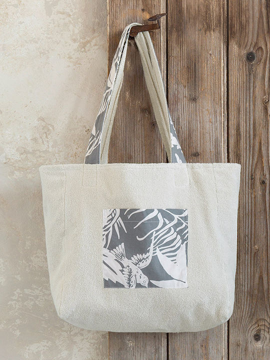 Nima Quiver Fabric Beach Bag Gray