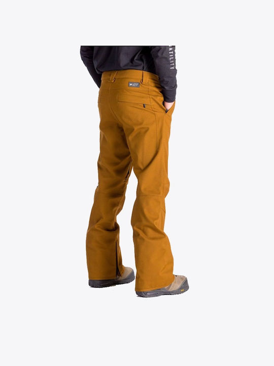 L1 PREMIUM GOODS CHINO AMBER MEN'S SNOWBOARD PANTS BROWN