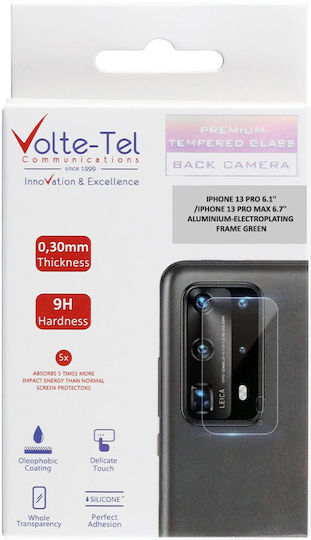 Volte-Tel Electroplating Προστασία Κάμερας Μεταλλικό Πλαίσιο Green για το iPhone 13 Pro / 13 Pro Max