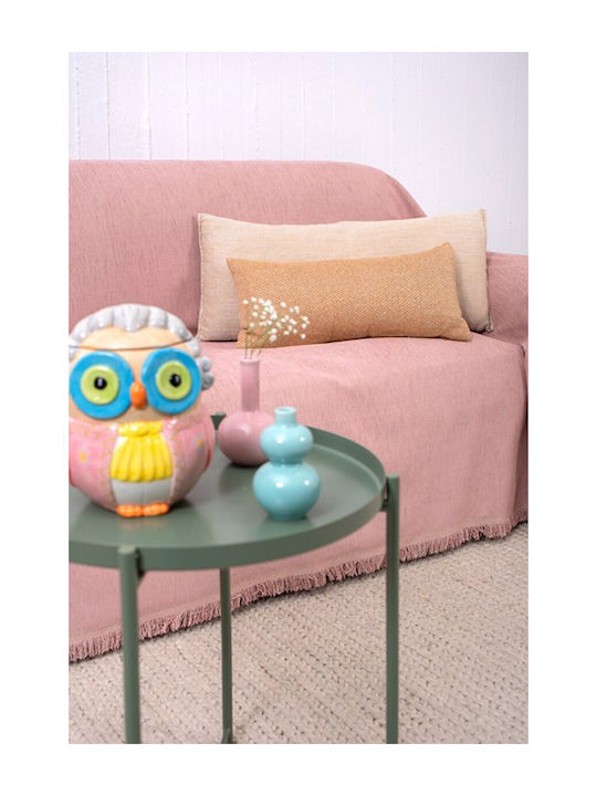 Naf Naf 358-21 Ριχτάρι Τετραθέσιου Καναπέ Chenille 180x350εκ. Powder