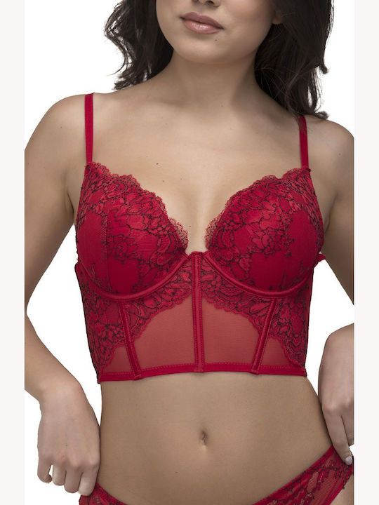 NADJA NG-23 01 -Damen-BH B-Cup - Rot