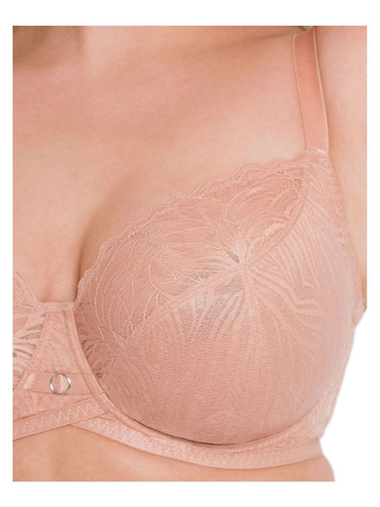 Curvy Kate Women's Bra Large Sizes Lace Daze Balcony Latte