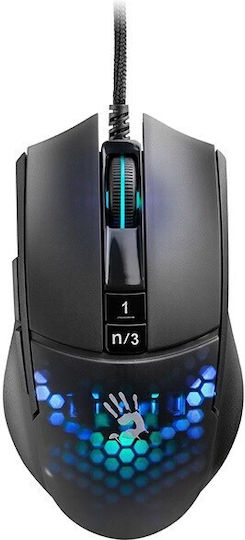 A4Tech L65 MAX RGB Gaming Mouse 12000 DPI Black