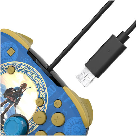 PDP Rematch Wired Gamepad for Switch Hyrule Blue