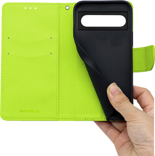 Sonique Trend Buchen Sie Synthetisches Leder / Silikon Marineblau (Google Pixel 7 Pro)