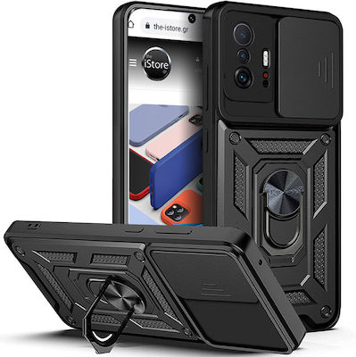 Bodycell Armor Slide Back Cover Πλαστικό Ανθεκτική Μαύρο (Xiaomi 11T / 11T Pro)