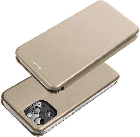Forcell Elegance Книга Изкуствена кожа Златист (Redmi 10 5G)