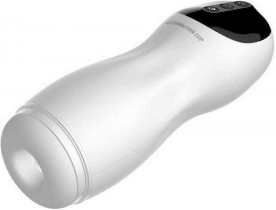 Toyz4lovers Deluxe Pro Masturbator με Δόνηση White