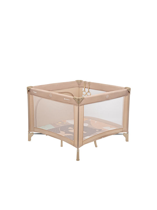 Kikka Boo Enjoy Park with Mattress Beige 103x103cm