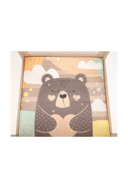 Kikka Boo Enjoy Park with Mattress Beige 103x103cm