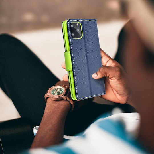 Fancy Wallet Δερματίνης Navy Μπλε (Galaxy A54)